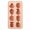 PK.Pink, variant on Tuphregyow Fruit Shape Silicone Ice Cube Trays Multipurpose Freezer Molds for Cocktails, Whisky, Chocolate More BPA-Free, Stackable, Easy Release Pink