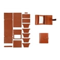 thumbnail image 3 of Milaget DIY Leather Wallet Set Card Organizer Handmade Pre Punched Mens Purse Making Brown, 3 of 9