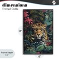 thumbnail image 4 of Stupell Industries Contemporary Jaguar with Silent Emerald Gaze Black Framed Giclee Art, 12 x 18, by Creative Studio, 4 of 8