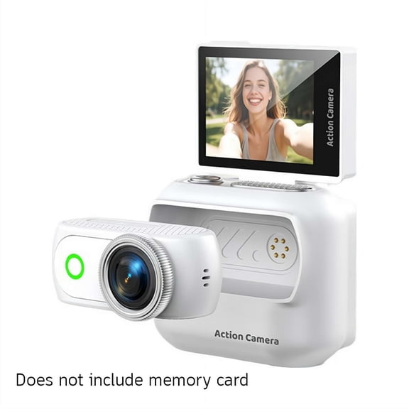 Magnetic Action Camera 1080P with 2.0" Flip Screen, WiFi, Hands-Free Vlogging Cam for Sports,Travel & Adventures
