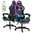 thumbnail image 7 of 450lbs Massage Gaming Chair PC Office Chair with Massage Lumbar and Footrest, Linkage Armrest, High Back Ergonomic Desk Chair Ergonomic PU Leather Executive Computer Chair Lumbar Support for Women Men, 7 of 7