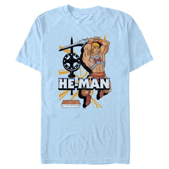 Mens Masters of the Universe Sword Hero Pose T Shirt