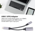 thumbnail image 4 of Divisor USB C OTG, Rápida Disipación De Calor Transmisión Estable aleación De Aluminio Tipo C OTG Cable Para Computadora Teléfono Tableta, 4 of 7