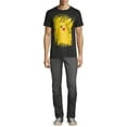 thumbnail image 7 of Pokemon Brushstroke Pikachu Apparel, Men's Graphic Crew Neck Short Sleeve T-Shirt, Sizes S-3XL (Men's & Big Men's), 7 of 7