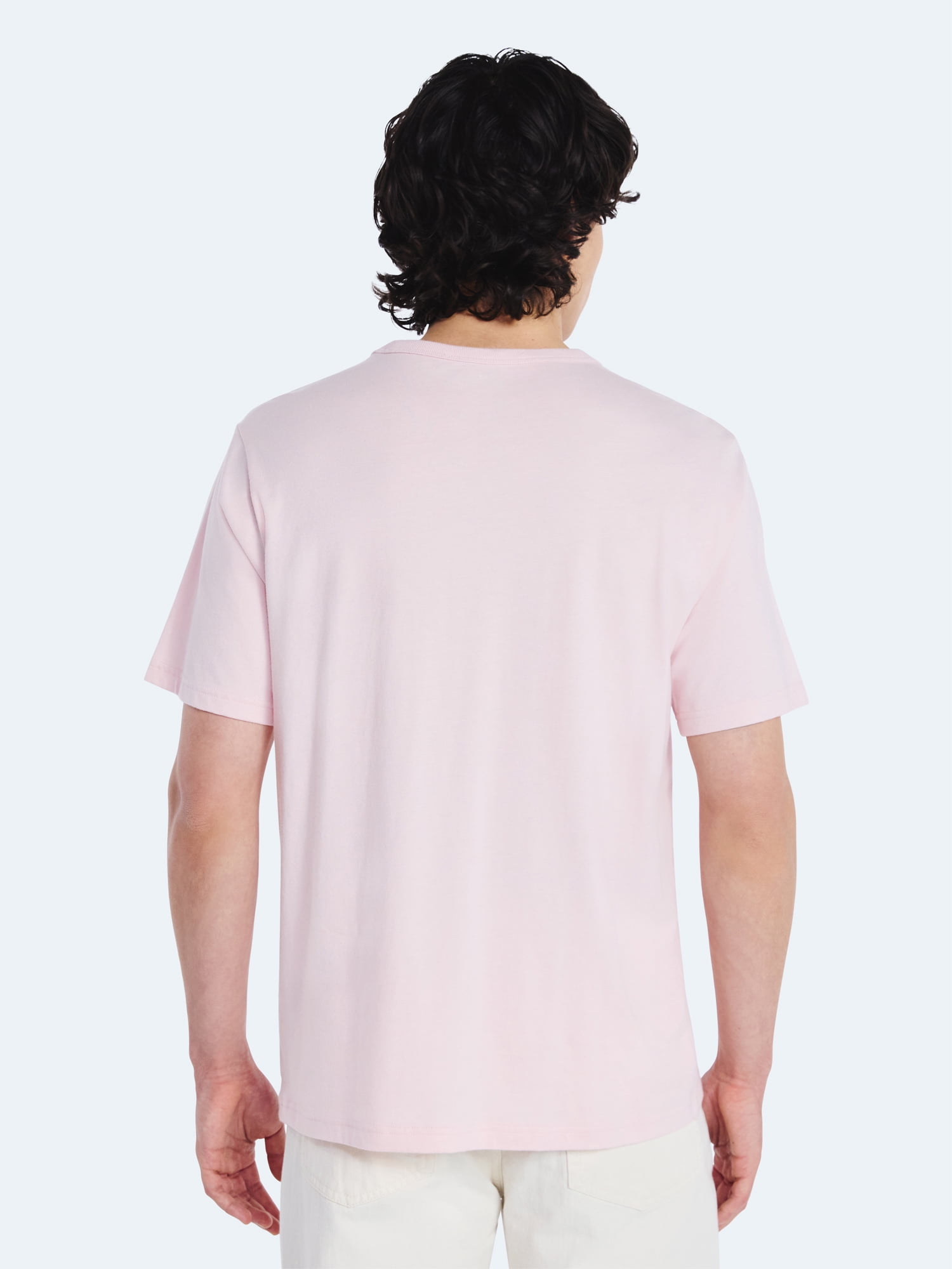Free Assembly Men’s Everyday Cotton Tee with Short Sleeves, Sizes S-3XL