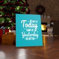 thumbnail image 4 of Inspirational Wall Art Don't Let Today Same As Yesterday Be Better Wall Art Motivation Wall Decor for Home Office Gym Inspiring Success Quote Print Ready to Hang Unframed, 4 of 16