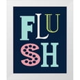 thumbnail image 1 of Robinson, Tamara 12x14 White Modern Wood Framed Museum Art Print Titled - Flush on Navy, 1 of 4