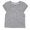 a-Grey16147, variant on Girls Solid Color Raglan Sleeve Crew Neck TShirt With Ruffle Trimmed Short Sleeve For Kids Casual Daily Wear Summer Activities Classic Top