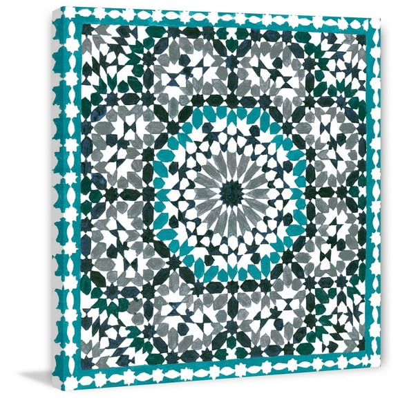 Mille Fluers' Painting Print on Wrapped Canvas - Multi-color