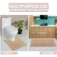 thumbnail image 4 of Home Weavers Inc Home Weavers Opulent Bathmat Absorbent Cotton Machine Washable, Reversible Bath Rug Linen 24"x40", 4 of 5