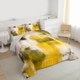 thumbnail image 3 of Castle Fairy Vintage Oil Painting Twin Comforter Sets,Gradient Abstract Art Bedding Set, 3 of 8