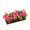 Red, variant on Homenest Pre-Made Artificial Rose Flower Arrangement in Wooden Box, Faux Floral Centerpiece with Multi-Tone Roses for Home Window Desk & Wedding Decor Green