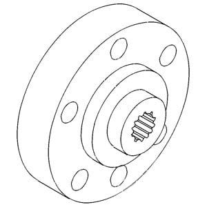 E2NN777AA PTO Hub for Ford New Holland Tractor 5000 Others 