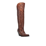 Dan Post Boots Womens Seductress Embroidered Snip Toe Zippered Cowboy Tall
