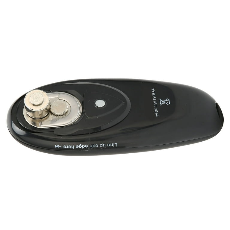 Electric Can Top Cutter, One Touch Safe Can Opener Battery Operated For Can  Lid Opening For Round Can