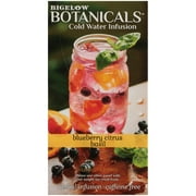 Bigelow Botanicals Cold Water Herbal Infusion Blueberry Citrus Basil, Tea Bags, 18 Ct