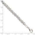 thumbnail image 2 of Sterling Silver Polished Filigree Bracelet (7.75 X 5) Made In Italy qg5836-7.75, 2 of 5