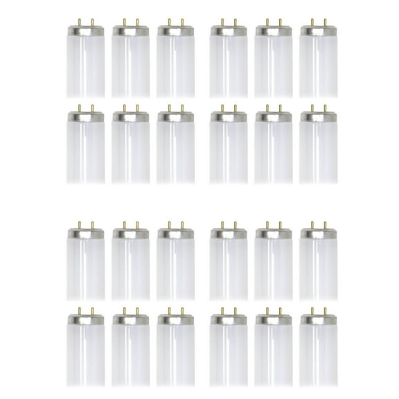 (case of 24) GE 72133 - F17T8/XL/SPX35WMEC Straight T8 Fluorescent Tube Light Bulb 17 watts, 3500K, 24 inch T8 fluorescent lamp