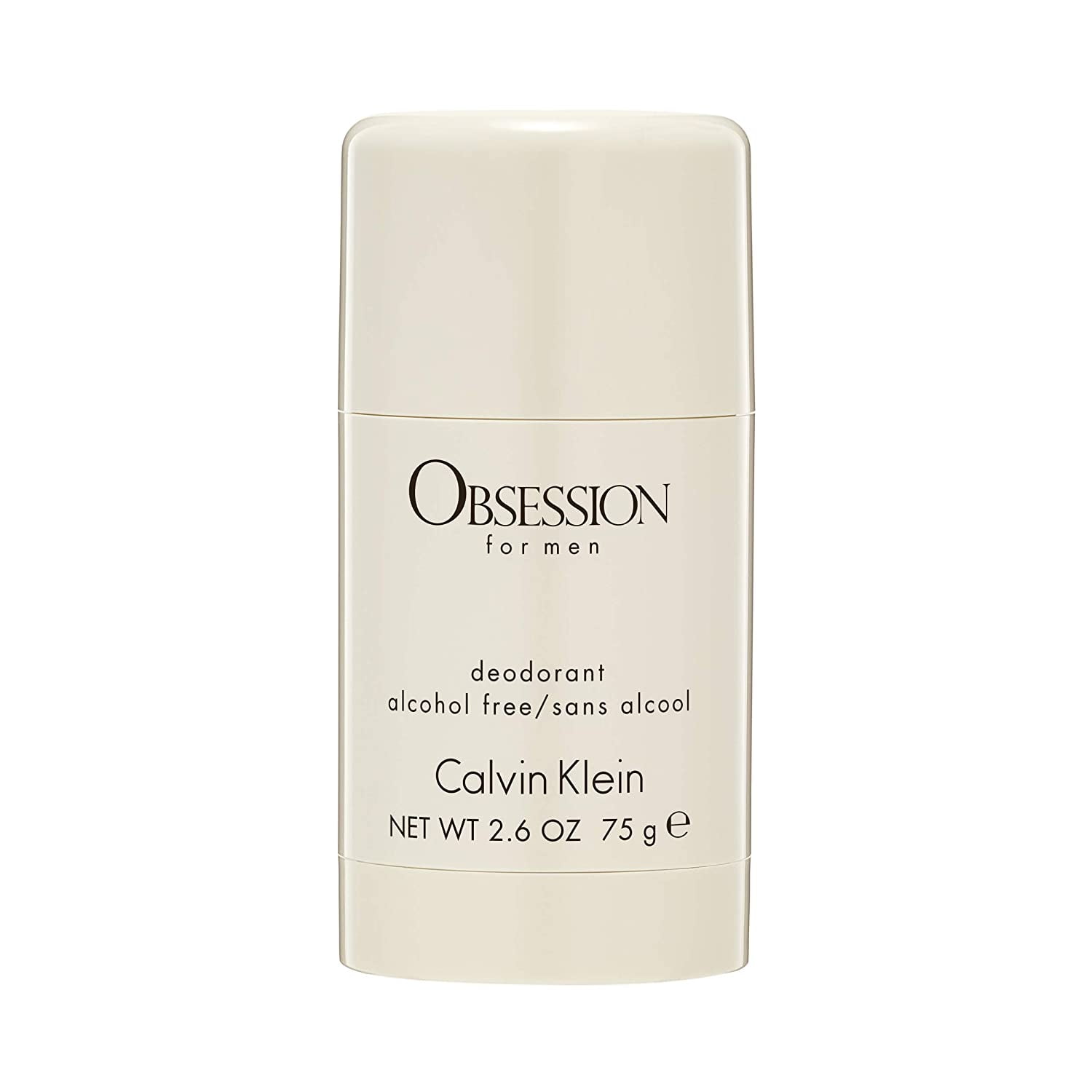 Calvin Klein Obsession Alcohol Free Deodorant Stick Men, 2.6 Oz (2 Pack)
