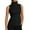 Black, variant on Razzly Women's Slim Fit Turtleneck Knitted Vest Solid Color Sleeveless Sweater Tank Top(Black,One Size)