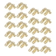 thumbnail image 1 of AURARMLET 20pcs Hinge Latch Iron Golden Latches Hardware for Wood Box Retro Projects, 1 of 8