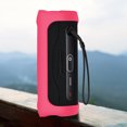 thumbnail image 4 of Jixopn - Estuche de viaje de silicona con mosquetón, impermeable, para altavoz inalámbrico, correa ajustable para JBL Flip 6/Flip 5, 4 of 8