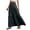 Dark Gray, variant on Summer Skirts for Women Solid Color Casual Maxi Skirt High Waist Flowy Pleated Long Skirt for Beach Vacation
