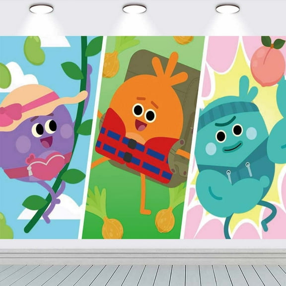 The Bumble Nums school Backdrop Background Banner Taspestry Wall Decor Birthday Party Supplies Poster Fans