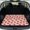 Pink Strawberry Print, variant on Binienty Christmas Santa Print Universal Fit Car Trunk Mat, Anti-Slip Backing Rear Cargo Liner, Cute Snowflake Peppermint Pattern Vehicle Interior Accessory for Most Sedan SUV