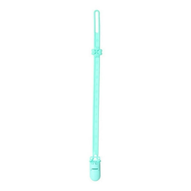 Chupete de silicona perfke Sujetador de chupete clip universal pinza chupete con cuentas