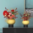 thumbnail image 4 of ZPAQI Lantern Flower Pot Desktop Container for Red Berries Holly Plant New Year Decor, 4 of 15