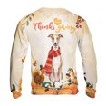 thumbnail image 2 of Happy Thanksgiving Whippet with Turkey Pumpkins Autumn Vibes All Over Print 3D Sweatshirt Unisex Merch Dog Lover - 12018, 2 of 6