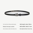 thumbnail image 3 of Retro flower buckle belt women's genuine leather cowhide fashion versatile decorative jeans pin buckle belt accessories new, 3 of 5