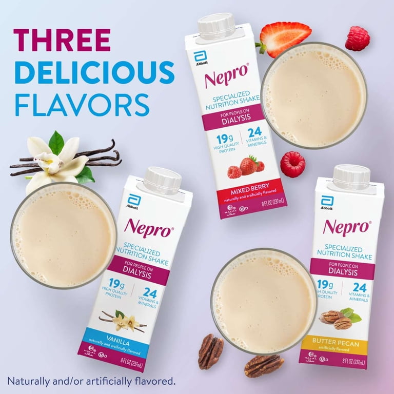 Nepro with Carb Steady Shake, Dialysis Nutrition, Vanilla, 19.1g