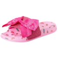 thumbnail image 4 of JoJo Siwa Girls' Soccer Slides Sandals - Pink Glitter Size XL 4/5, 4 of 4
