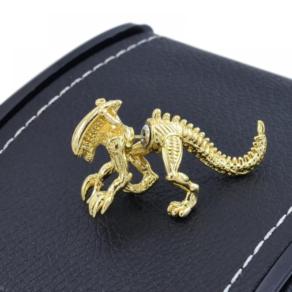 Dinosaur T-Rex Earrings Jewelry 3D Scary Monster Alien Stud Earring Dinosaur Fashion Earring For Women Men