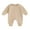 Beige, variant on Bagilaanoe Newborn Baby Girl Boys Fall Jumpsuit Long Sleeve Bodysuit 3M 6M 12M 18M Infant Casual One Piece Romper