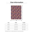 thumbnail image 5 of Sikiie Skull colorful daisy Cozy Flannel Fleece Throw Blanket: Lightweight & Thick for All Seasons - Perfect for Women, Men, & Kids"60"x50", 5 of 6