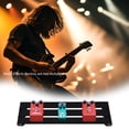 thumbnail image 3 of Aluminum Alloy Guitar Effects Pedal Board with Angled Design, Cable Management System, Lightweight 510g/18oz, 19.2x5.3x2 Inch, Portable & Easy Assembly for Guitarists, Bassists, Keyboard Players -, 3 of 7