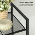 thumbnail image 3 of SONGMICS 4-Tier Storage Rack, Bathroom Shelf, Industrial Style Extendable Plant Stand with Adjustable Shelf, for Bathroom, Living Room, Balcony, Kitchen, Classic Black, 3 of 5