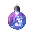 thumbnail image 3 of Christmas Balls Christmas Lighted Transparent Christmas Ball foreign Trade Christmas Window Decoration Transparent Ball Tree Hanging Ball Muti-Color Christmas Ball Ornament, 3 of 4