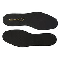 Meltonian Luxur, Black Flat Leather Carbon Insole, Made in Germany, 42-43, 1 Pair