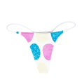 thumbnail image 5 of TSADFHJI sous-Vêtements pour Femmes String Côtelé Mode Décontractée Culottes de Pâques Sexy String S Violet, 5 of 5