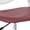 White Back, Burgundy Seat, variant on KFI Studios KOOL Home and Office Adjustable Drafting Stool, White Back, Navy Seat