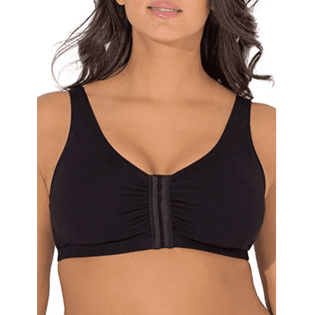 

Women s Zip Front Sports Bra Wireless Post-Surgery Bra Active Yoga Sports Bras