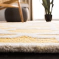 thumbnail image 3 of SAFAVIEH Cambridge Liz Geometric Wool Area Rug, Gold/Ivory, 10' x 10' Square, 3 of 9