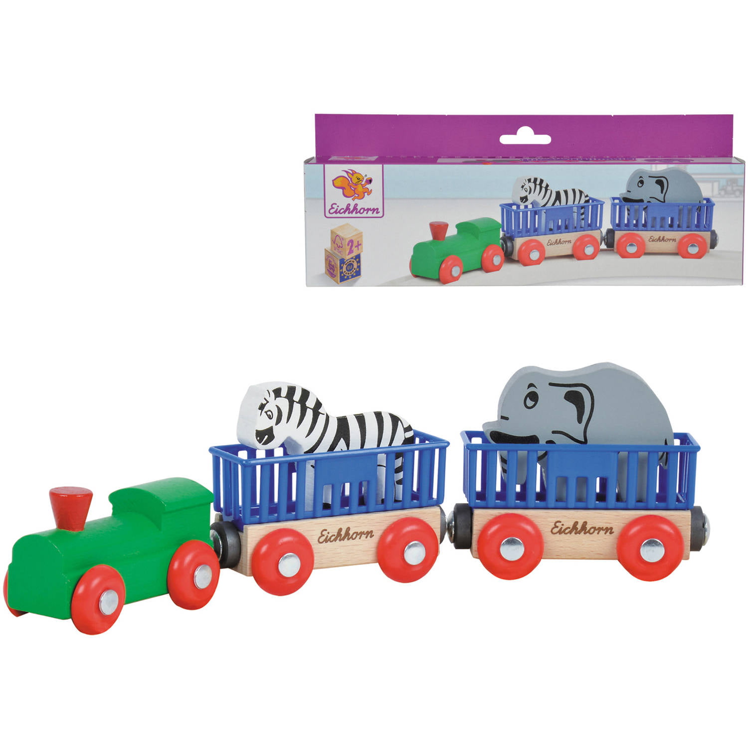 Eichhorn Little Farm 100% Wooden 25-Piece Kids Toddler Children's Toy Play Set 
