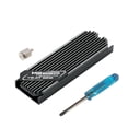 thumbnail image 2 of Maoww M.2 SSD Heat Sink Solid State Hard Disk Aluminum Heatsink PC Motherboard Cooler High Performance Cooling Radiator Thermal Pad Gray, 2 of 8