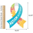 thumbnail image 4 of Big Dot of Happiness Autism Acceptance Outdoor Lawn Sign - Awareness Ribbon Small Yard Sign - 1 Piece, 4 of 8