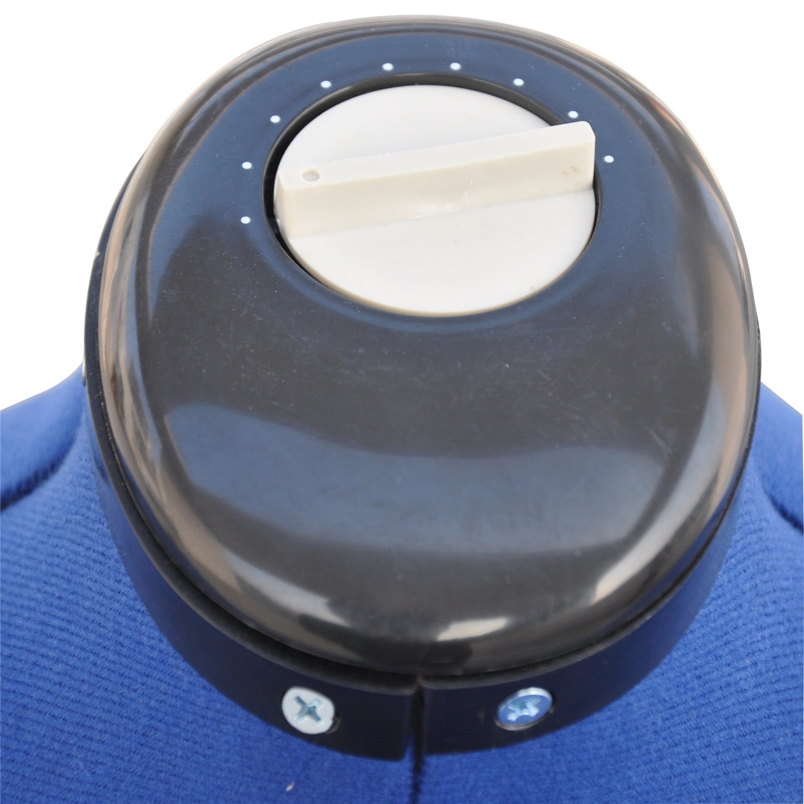 GEX 13 Dials Female Fabric Adjustable Mannequin Dress Form for Sewing, Mannequin Body Torso with Stand, Up to 70" Shoulder Height Blue (Large)